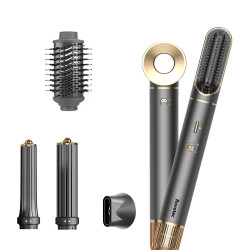 ondulator multistyler rovotec 802a, 6 in 1, tehnologie coanda, uscator profesional, 1300 w, 3 trepte de viteza, 4 trepte de temp