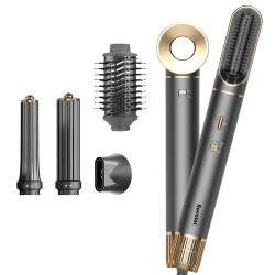 ondulator multistyler rovotec 802a, 6 in 1, tehnologie coanda, uscator profesional, 1300 w, 3 trepte de viteza, 4 trepte de temp