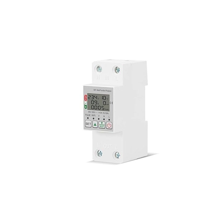 Siguranta Smart, Contor de energie, Protectie Diferentiala, 1-63A , temporizator comutare , Volt Romania
