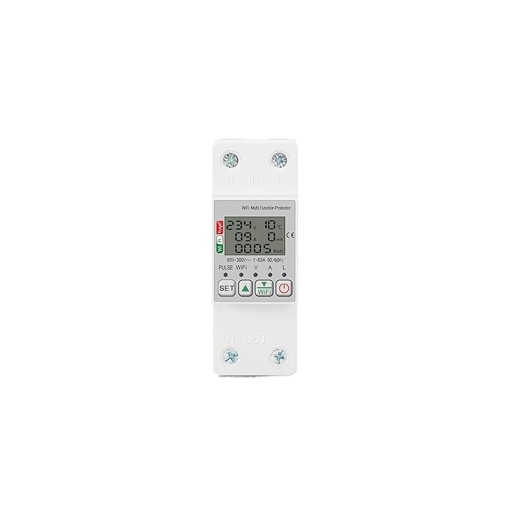 Siguranta Smart, Contor de energie, Protectie Diferentiala, 1-63A , temporizator comutare , Volt Romania