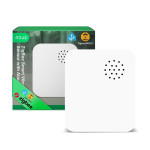 senzor vibratii smart nous e14 zigbee 3.0, alarma anti-efractie cu sirena puternica, notificari aplicatie, compatibil alexa goog