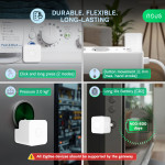 buton smart wireless nous c2 zigbee, dispozitiv automat de apasare butoane, control aplicatie, compatibil alexa google assistant