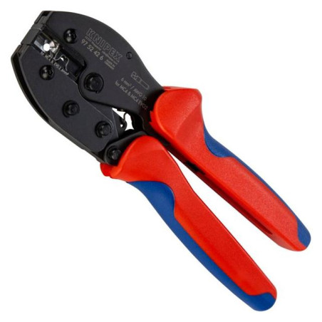 Knipex PreciForce 3 in 1 : taiere, dezizolare si sertizare conectori 6 mm MC4 / EVO2