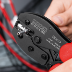 Knipex PreciForce 3 in 1 : taiere, dezizolare si sertizare conectori 6 mm MC4 / EVO2