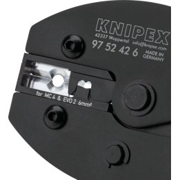 Knipex PreciForce 3 in 1 : taiere, dezizolare si sertizare conectori 6 mm MC4 / EVO2
