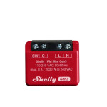 pachet de 2 relee inteligente shelly 1pm mini gen3, 1 canal, 8a pachet de 2 relee inteligente shelly 1pm mini gen3, 1 canal, 8a