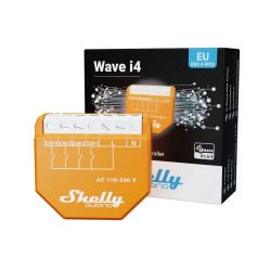 shelly qubino wave i4 - modul de activare scene z-wave