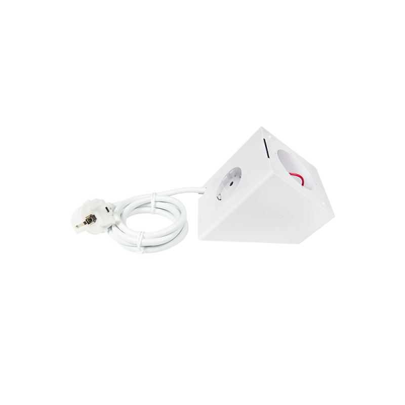 shelly socket for wall display stand white - soclu pentru montaj pe stand al shelly wall display, alb