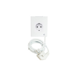 shelly socket for wall display stand white - soclu pentru montaj pe stand al shelly wall display, alb