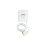 shelly socket for wall display stand white - soclu pentru montaj pe stand al shelly wall display, alb