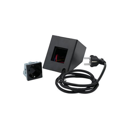shelly socket for wall display stand black- soclu pentru montaj pe stand al shelly wall display, negru