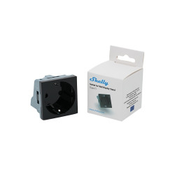 shelly socket for wall display stand black- soclu pentru montaj pe stand al shelly wall display, negru