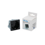 shelly socket for wall display stand black- soclu pentru montaj pe stand al shelly wall display, negru