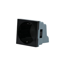 shelly socket for wall display stand black- soclu pentru montaj pe stand al shelly wall display, negru