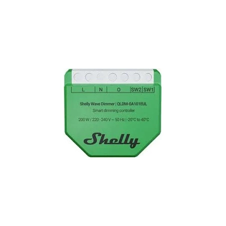 shelly wave dimmer (2025) lr - variator inteligent z-wave 800, long range, 200w, fara nul