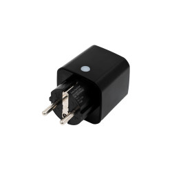 shelly plug pm gen3 black - priza inteligenta cu monitorizare consum, wi-fi & bluetooth, 2500w, noua generatie gen3