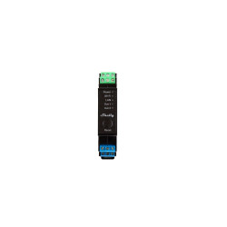 shelly wave pro 2pm lr - releu profesional cu 2 canale, montaj pe sina din, z-wave 800, monitorizare energie si tehnologie 