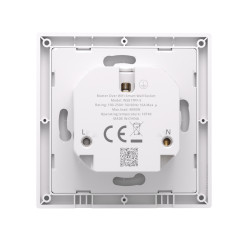 sonoff ws01tpf-e - priza inteligenta wi-fi incastrabila, monitorizare consum, 16a, control vocal si automatizari
