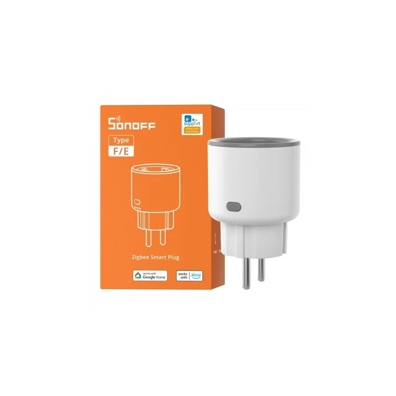 resigilat - priza inteligenta sonoff s60zbtpf, zigbee, 16a, cu monitorizare consum