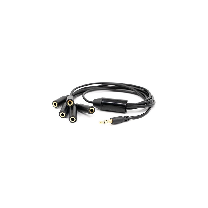 splitter jack 3.5 mm (1 la 5) - accesoriu extensie pentru shelly the pill, monitorizare multi-punct