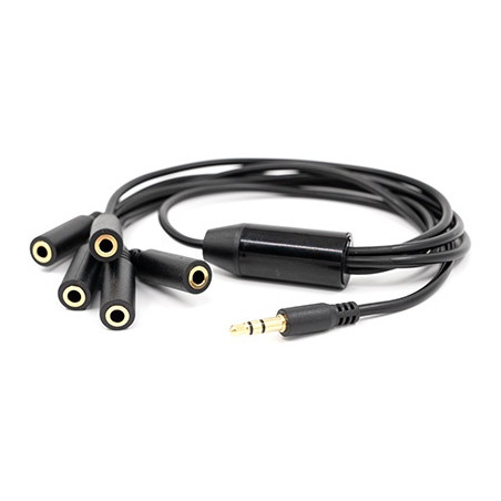 splitter jack 3.5 mm (1 la 5) - accesoriu extensie pentru shelly the pill, monitorizare multi-punct