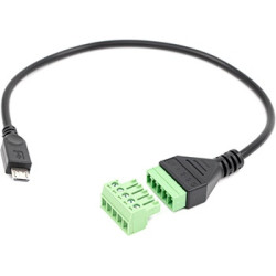 micro usb to 5 terminal add-on pentru shelly the pill - interfata de conectare universala pentru senzori si automatizari