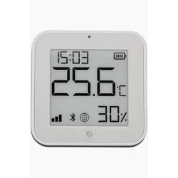 shelly blu h&t display white - senzor inteligent de temperatura si umiditate cu e-paper display, tehnologie bluetooth (ble)