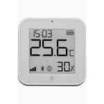 shelly blu h&t display white - senzor inteligent de temperatura si umiditate cu e-paper display, tehnologie bluetooth (ble)