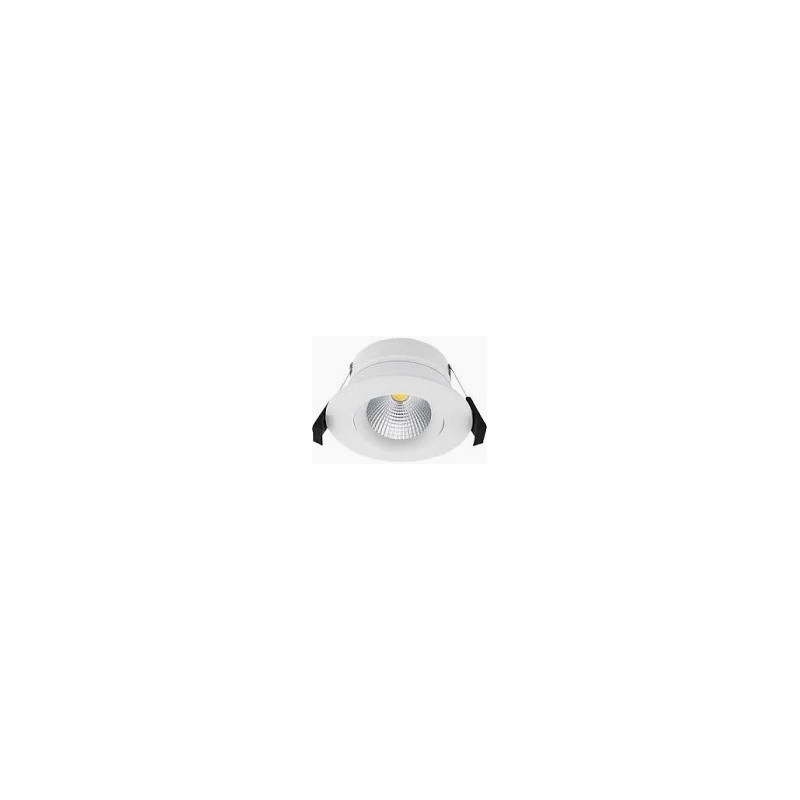 lightsolutions hilux ds8 white - spot led incastrat, design minimalist, performanta ridicata si finisaj alb mat