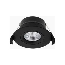 lightsolutions hilux ds8 black - spot led incastrat, design minimalist de contrast, performanta ridicata si finisaj negru 