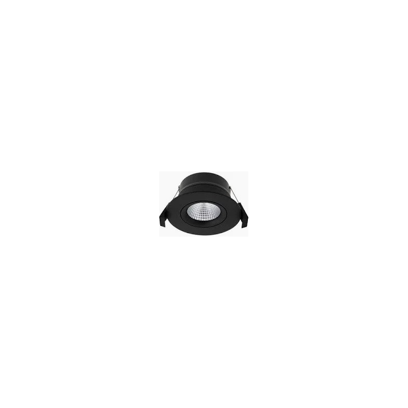 lightsolutions hilux ds8 black - spot led incastrat, design minimalist de contrast, performanta ridicata si finisaj negru 