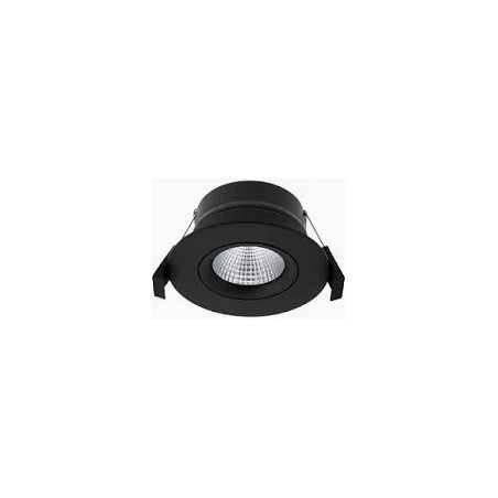 lightsolutions hilux ds8 black - spot led incastrat, design minimalist de contrast, performanta ridicata si finisaj negru