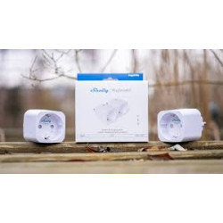 shelly plug m gen3 (pachet de 2 prize)- priza inteligenta wi-fi si bluetooth, monitorizare energie, procesor shelly chip, c