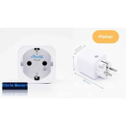 shelly plug m gen3 (pachet 4 prize)- priza inteligenta wi-fi si bluetooth, monitorizare energie, procesor shelly chip, cont