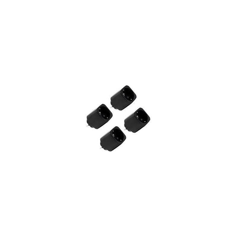 shelly plug m gen3 black (pachet 4 prize)- priza inteligenta wi-fi si bluetooth, monitorizare energie, procesor shelly chip