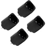 shelly plug m gen3 black (pachet 4 prize)- priza inteligenta wi-fi si bluetooth, monitorizare energie, procesor shelly chip