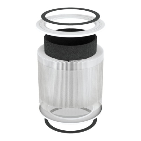 filtru purificator de aer levoit core 200s, 3 in 1, pre filtru, filtru hepa, filtru de carbon activ , alb