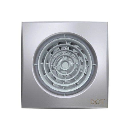 ventilator baie aura 5c silent gray metal, clapeta antiretur, motor long life 40000h, debit 180mc/h, o125mm, gray metal