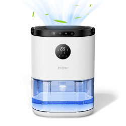 resigilat! dezumidificator aer evoair humix560, 560ml/24h, silentios, senzor de umiditate, 3 moduri functionare, lumina ambie