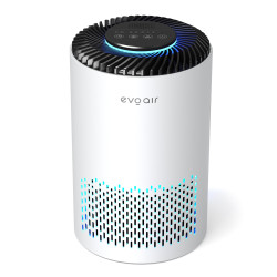 resigilat! purificator de aer evoair zuno, filtru 3 in 1 true hepa, carbon activ, lampa uv, 3 viteze, mod noapte, aromaterapie,