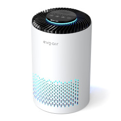 resigilat! purificator de aer evoair zuno, filtru 3 in 1 true hepa, carbon activ, lampa uv, 3 viteze, mod noapte, aromaterapie,