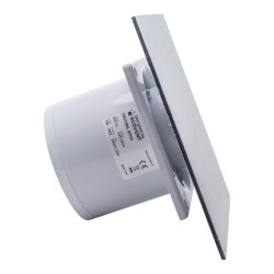 ventilator de baie ecovent decora, o100, super silent, panou plexiglas schimbabil, clapeta antiretur, debit 93 m3/h, garantie
