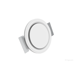 difuzor de ventilatie din gips, fara rama, ergovent rondo-125 coanda / forma rotunda / conexiune la tubulatura 125 mm (5"