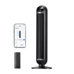 ventilator turn smart dreo dr-htf013s, telecomanda, 8 viteze, 4 moduri functionare, oscilatie automata 90°, timer 8h, contr