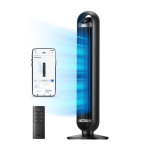 ventilator turn smart dreo dr-htf013s, telecomanda, 8 viteze, 4 moduri functionare, oscilatie automata 90°, timer 8h, contr