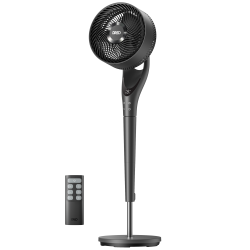 ventilator circular dreo dr-hpf024, telecomanda, 9 viteze, 4 moduri functionare, oscilatie automata, timer, motor dc silent