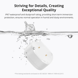 senzor inteligent pentru scurgeri inundatii zigbee sonoff snzb-05p