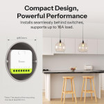 releu smart sonoff mini-zb2gs, zigbee, 2 canale, 16a, alb