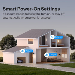releu smart sonoff mini-2gs, matter, control aplicatie, 2 canale, 16a, wifi, alb