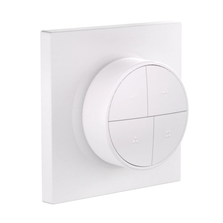 intrerupator smart sonoff fusion snzb-01m, 4 butoane, control prin zigbee, wireless, alb